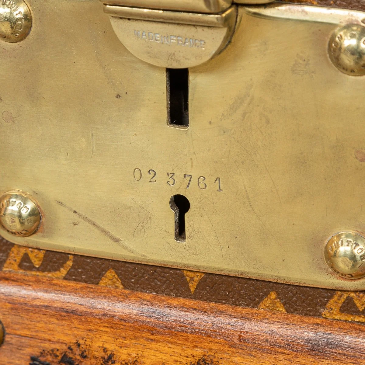PUSHKIN ANTIQUES - 20thC LOUIS VUITTON CABIN TRUNK IN MONOGRAM CANVAS, PARIS c.1930 - 35.jpg