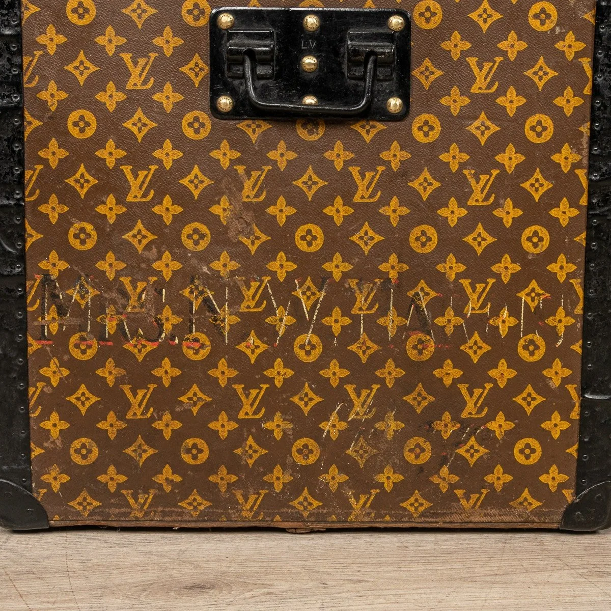 PUSHKIN ANTIQUES - ANTIQUE 20thC LOUIS VUITTON HAT TRUNK c.1900 - 19.jpg