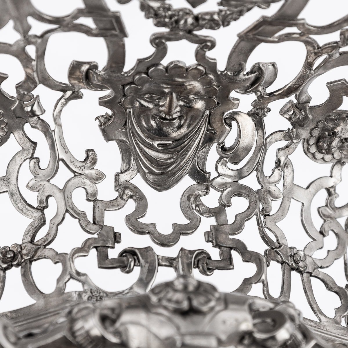 PUSHKIN ANTIQUES - ANTIQUE 19thC VICTORIAN SOLID SILVER FIGURAL CENTERPIECE, ROBERT GARRARD c.1845 - 14.jpg