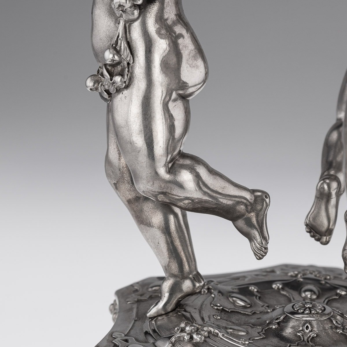PUSHKIN ANTIQUES - ANTIQUE 19thC VICTORIAN SOLID SILVER FIGURAL CENTERPIECE, ROBERT GARRARD c.1845 - 18.jpg