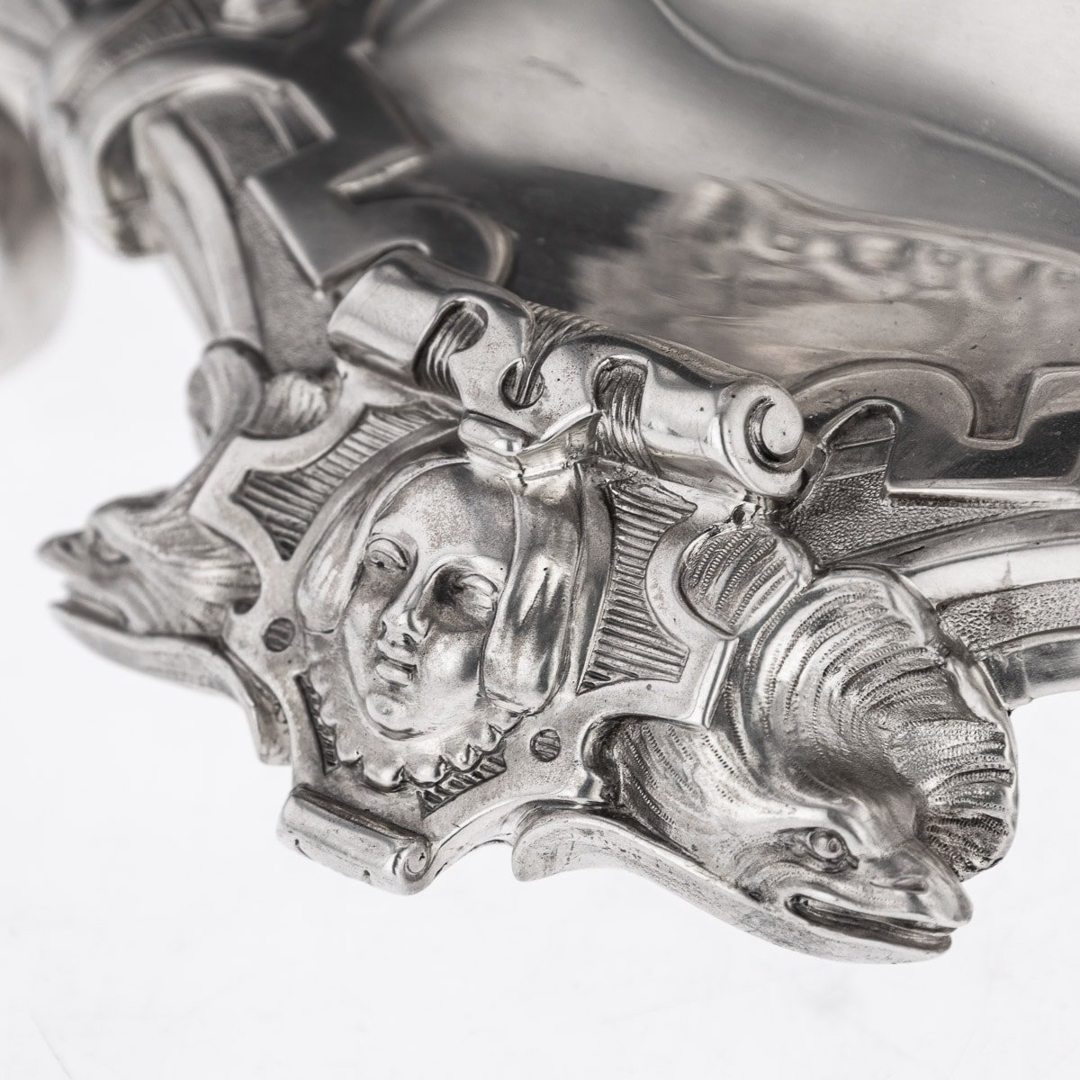 PUSHKIN ANTIQUES - ANTIQUE 19thC VICTORIAN SOLID SILVER FIGURAL CENTERPIECE, ROBERT GARRARD c.1845 - 29.jpg