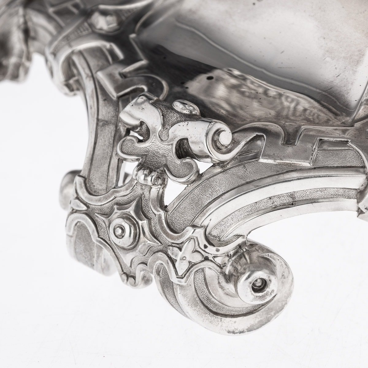 PUSHKIN ANTIQUES - ANTIQUE 19thC VICTORIAN SOLID SILVER FIGURAL CENTERPIECE, ROBERT GARRARD c.1845 - 28.jpg