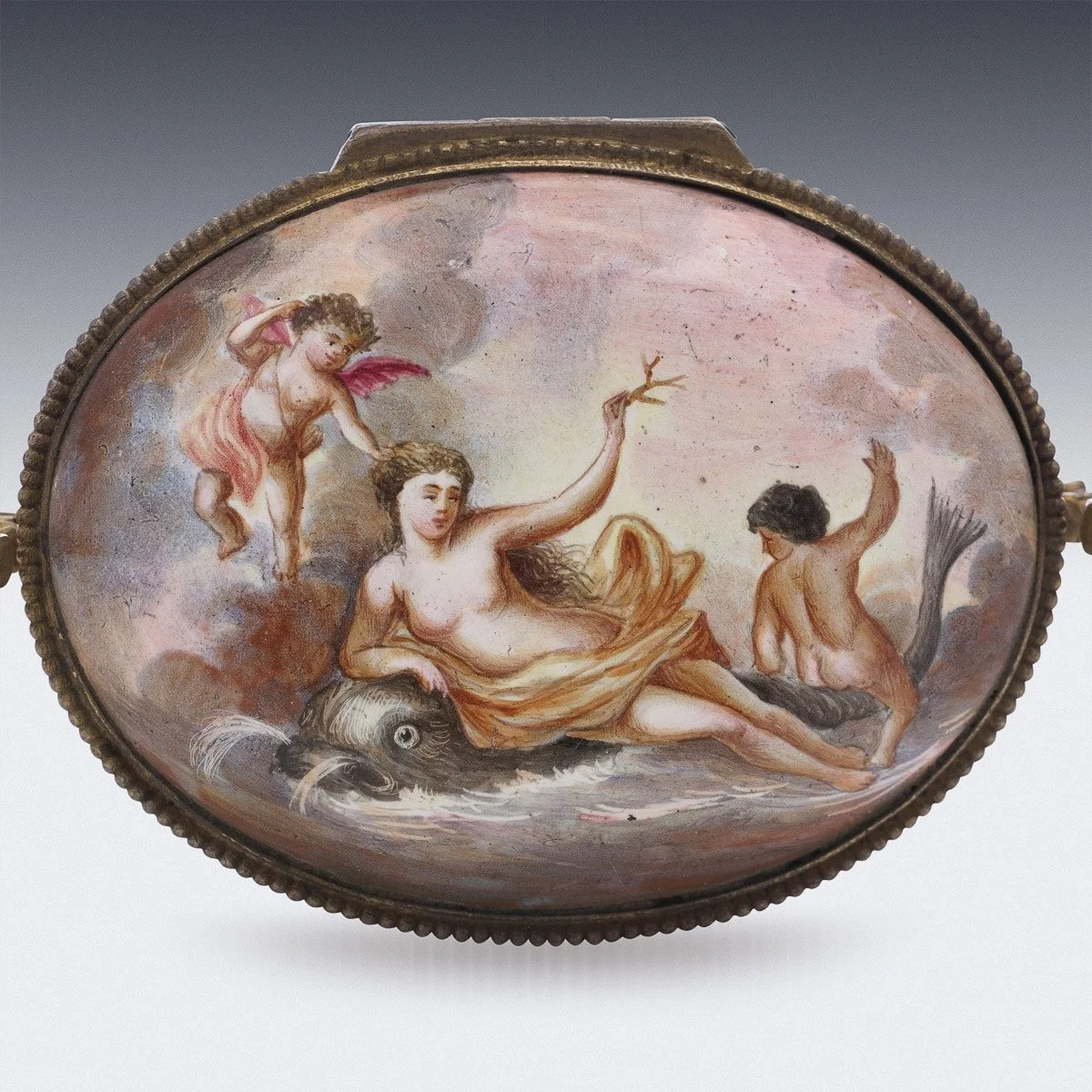 PUSHKIN ANTIQUES - ANTIQUE 19thC AUSTRIAN SOLID SILVER & ENAMEL LIDDED BOWL, VIENNA c.1870 - 08.jpg