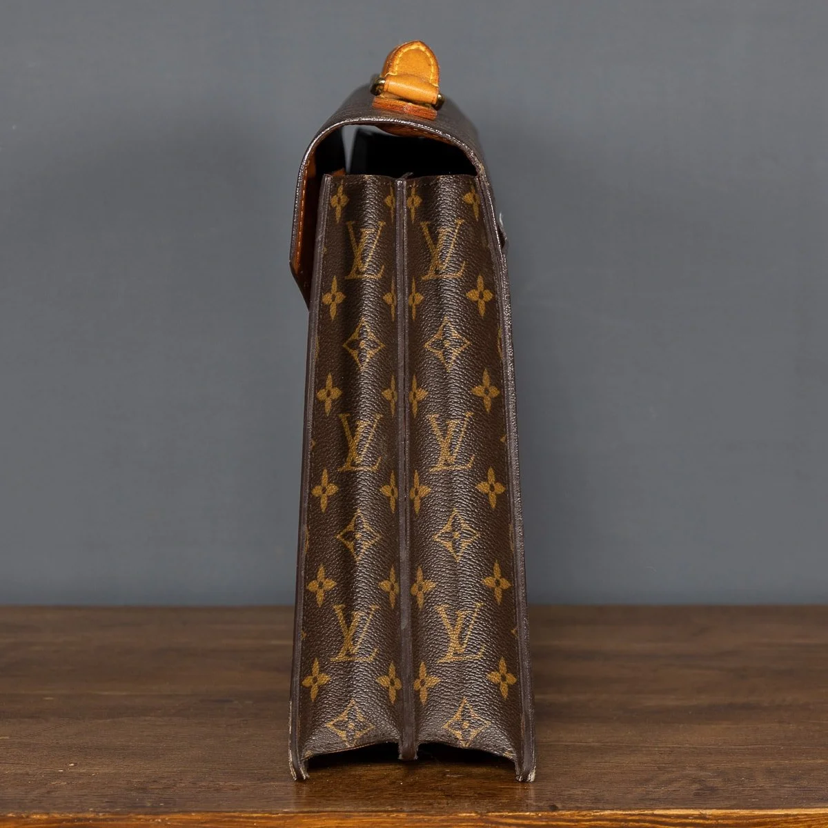 PUSHKIN ANTIQUES - LOUIS VUITTON SOFT BRIEFCASE IN MONOGRAM CANVAS - 06.jpg