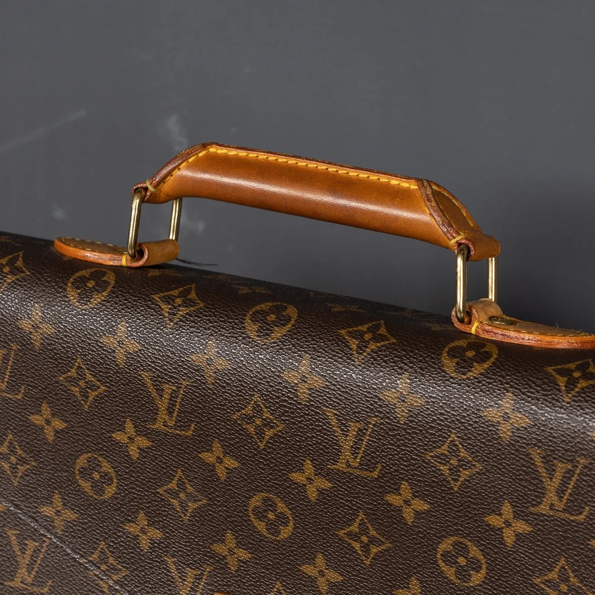 PUSHKIN ANTIQUES - LOUIS VUITTON SOFT BRIEFCASE IN MONOGRAM CANVAS - 11.jpg