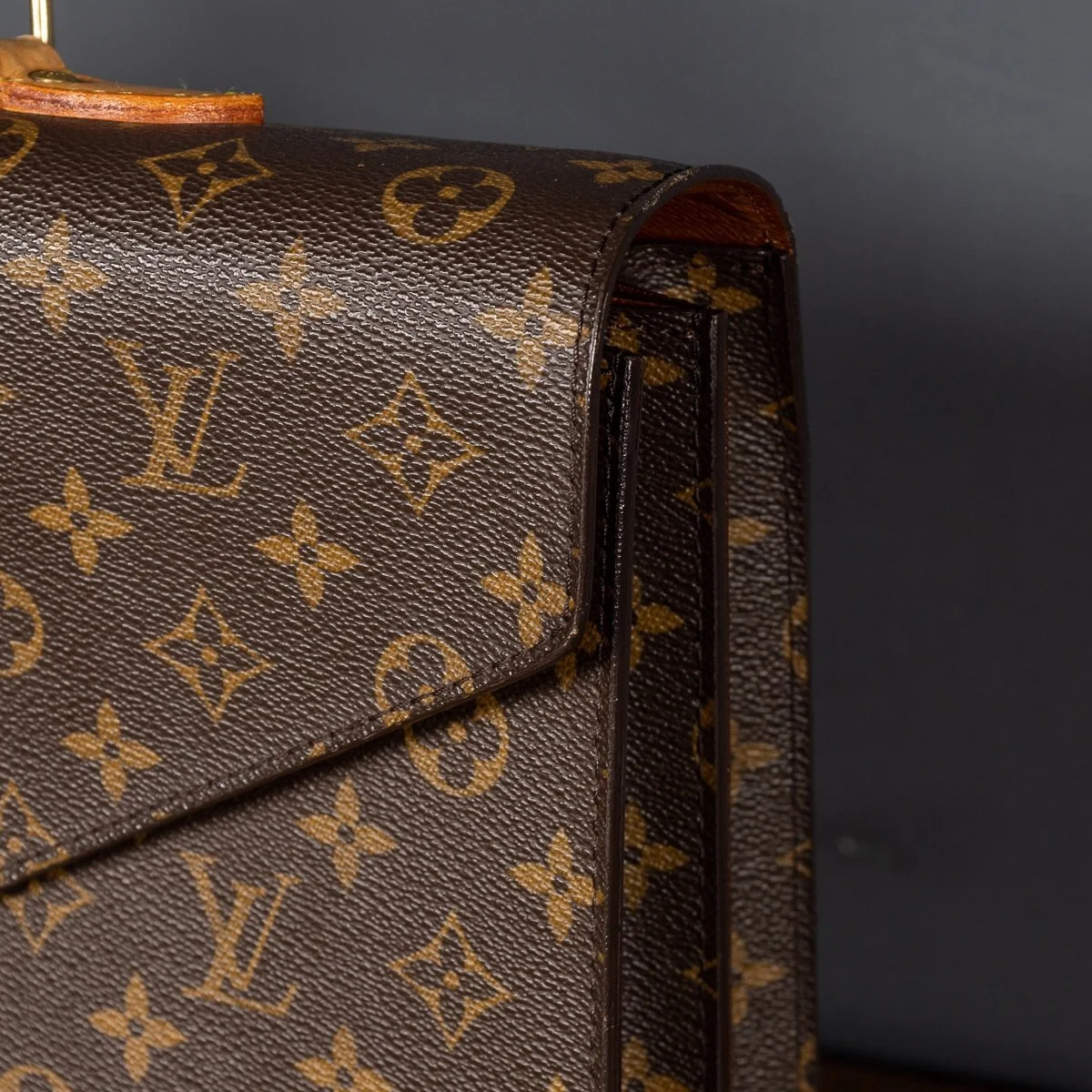 PUSHKIN ANTIQUES - LOUIS VUITTON SOFT BRIEFCASE IN MONOGRAM CANVAS - 12.jpg