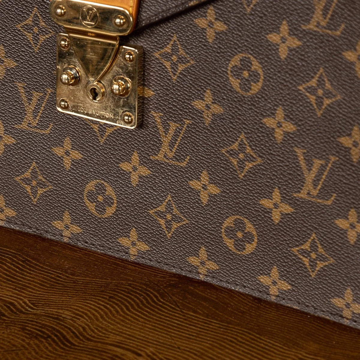 PUSHKIN ANTIQUES - LOUIS VUITTON SOFT BRIEFCASE IN MONOGRAM CANVAS - 14.jpg