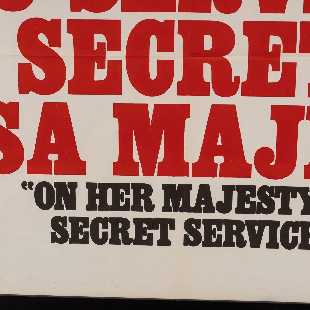 PUSHKIN ANTIQUES - ORIGINAL FRENCH RELEASE JAMES BOND ON HER MAJESTY'S SECRET SERVICE POSTER c.1969 - 49.jpg