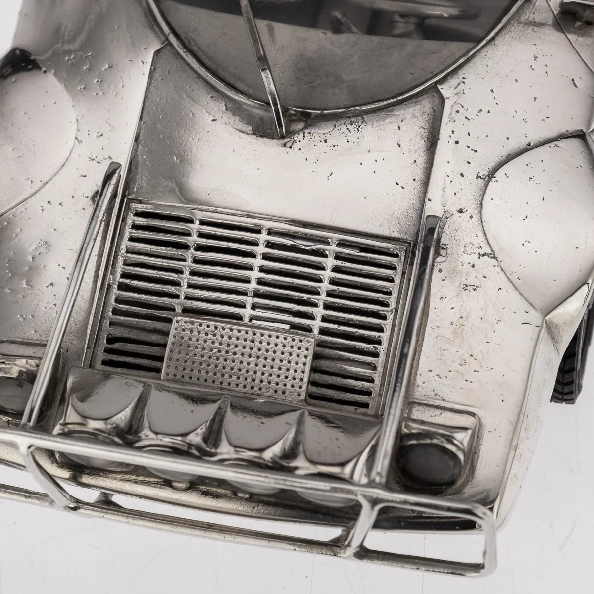 PUSHKIN ANTIQUES - MID 20thC SOLID SILVER LANCIA STRATOS RALLY MODEL OF A CAR, L DONATI c.1960 - 17.jpg