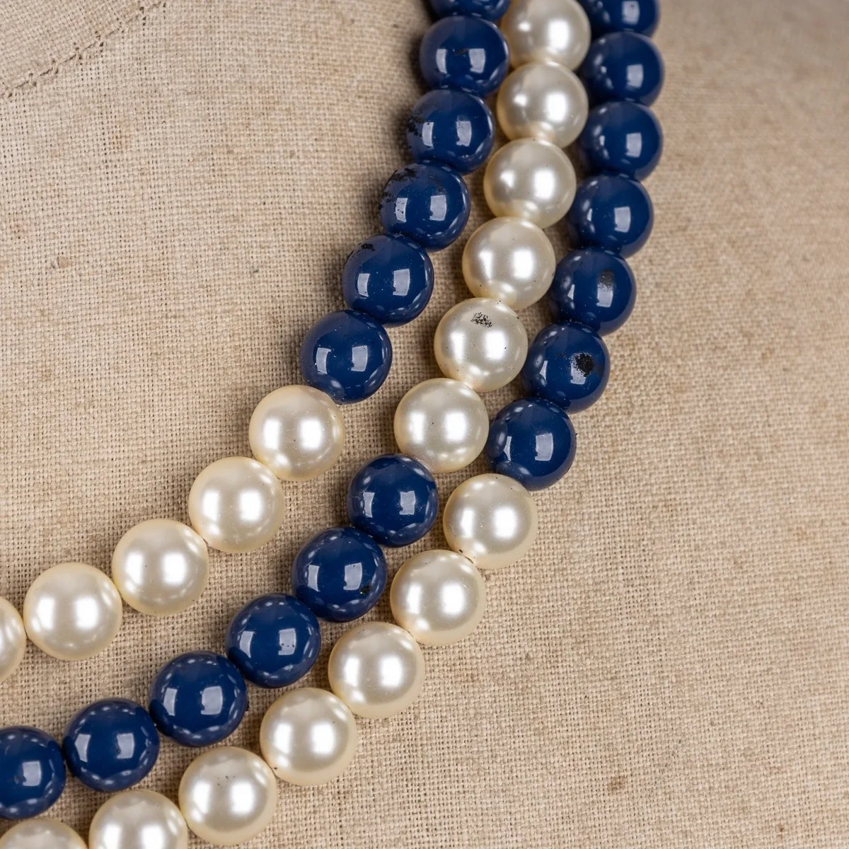 PUSHKIN ANTIQUES - 20th CENTURY CHANEL TRIPLE STRAND NECKLACE, ITALY - 04.jpg
