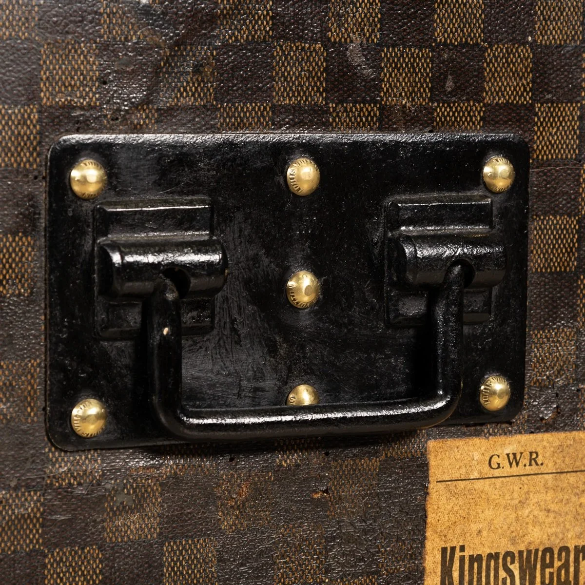 PUSHKIN ANTIQUES - ANTIQUE LOUIS VUITTON %22MALLE HAUTE%22 TRUNK IN DAMIER CANVAS, PARIS c.1900 - 28.jpg