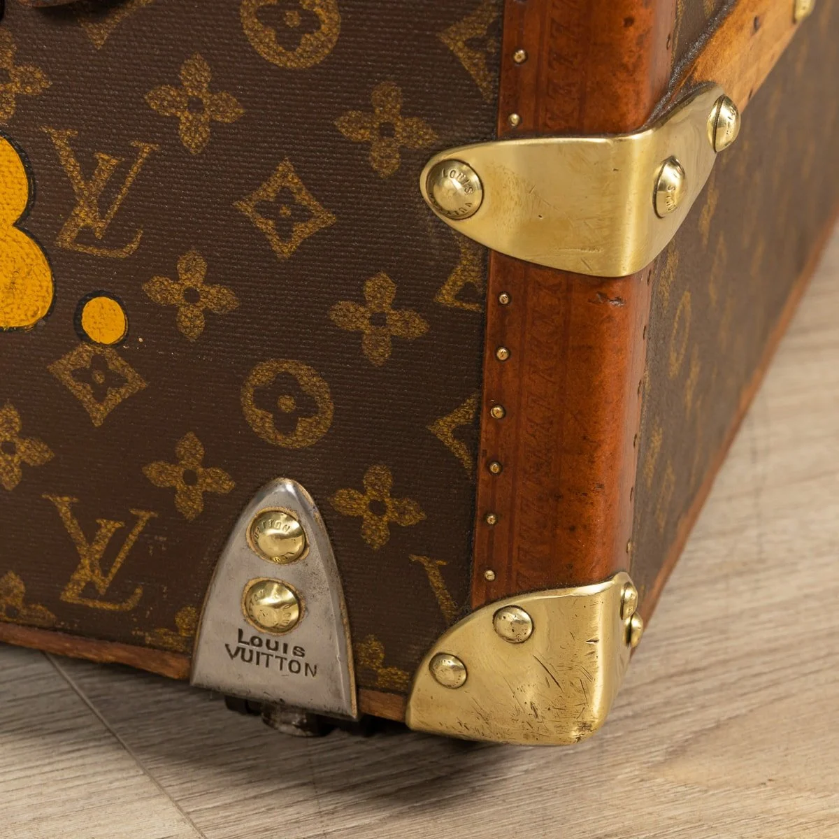 PUSHKIN ANTIQUES - ANTIQUE 20thC LOUIS VUITTON CABIN TRUNK IN MONOGRAM CANVAS, PARIS c.1930 - 36.jpg