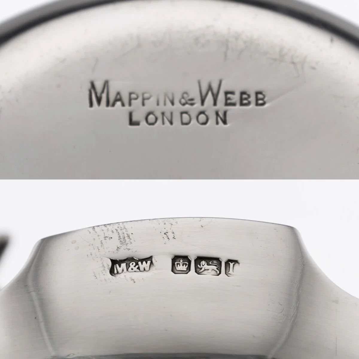 PUSHKIN ANTIQUES - SUPERB 20thC SOLID SILVER CIGAR ASHTRAY WITH FOX BY MAPPIN & WEBB c.1951 - 08.jpg