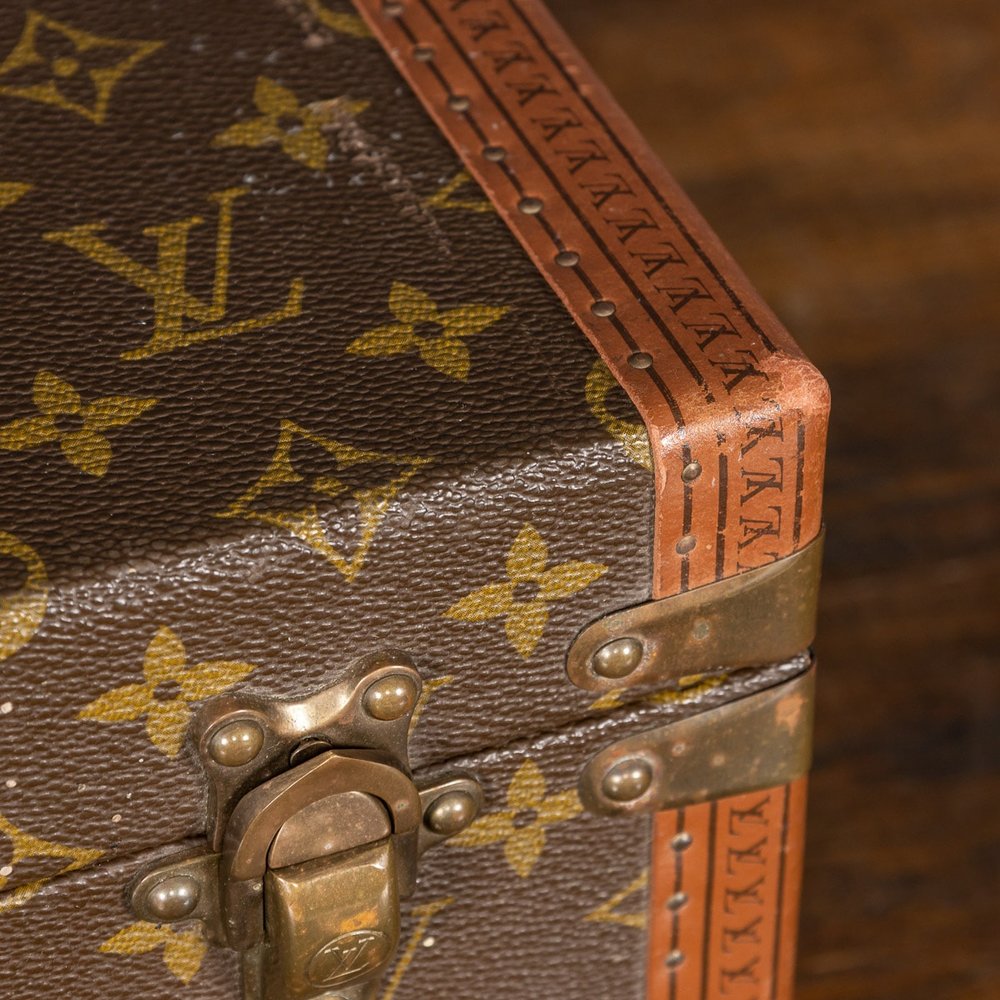 LATE 20thC LOUIS VUITTON CUSTOM FITTED WATCH CASE c.1980 — Pushkin Antiques