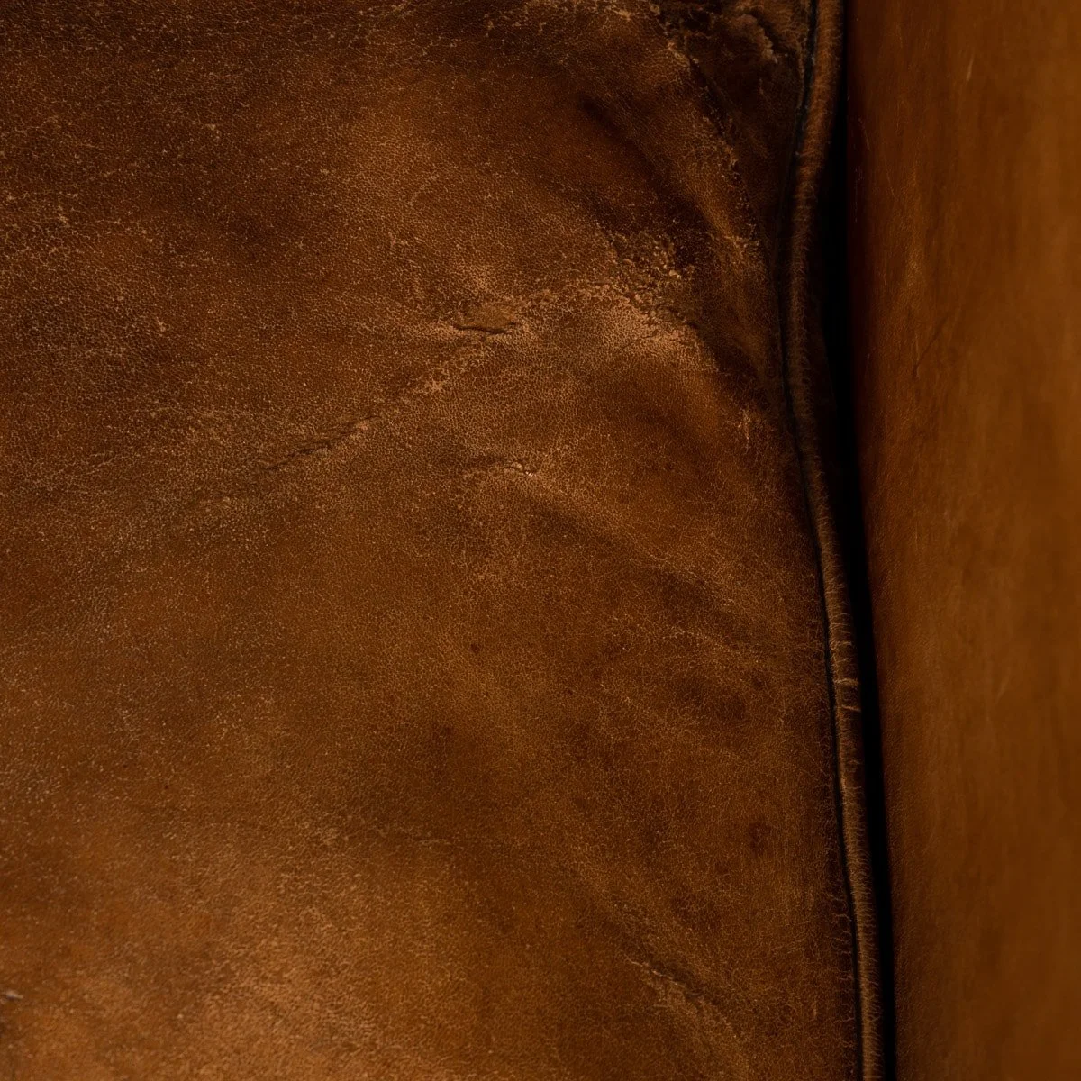 PUSHKIN ANTIQUES - PAIR OF 20thC DUTCH SHEEPSKIN LEATHER TUB CHAIRS - 143.jpg