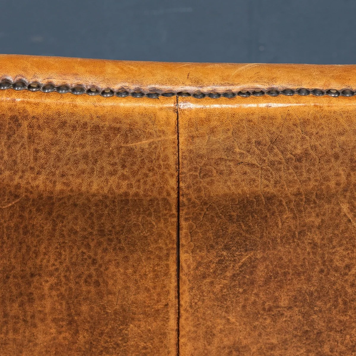 PUSHKIN ANTIQUES - PAIR OF 20thC DUTCH SHEEPSKIN LEATHER CLUB CHAIRS - 71.jpg