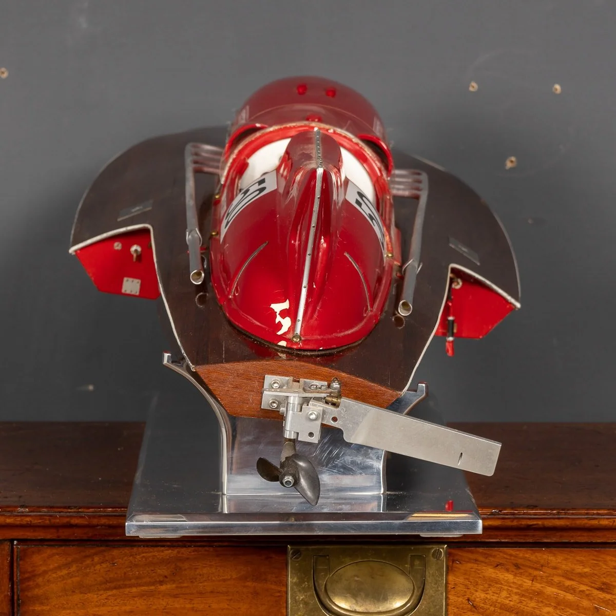 PUSHKIN ANTIQUES - STUNNING 20thC MODEL OF THE FERRARI 'ARNO XI' HYDROPLANE c.1990 - 08.jpg