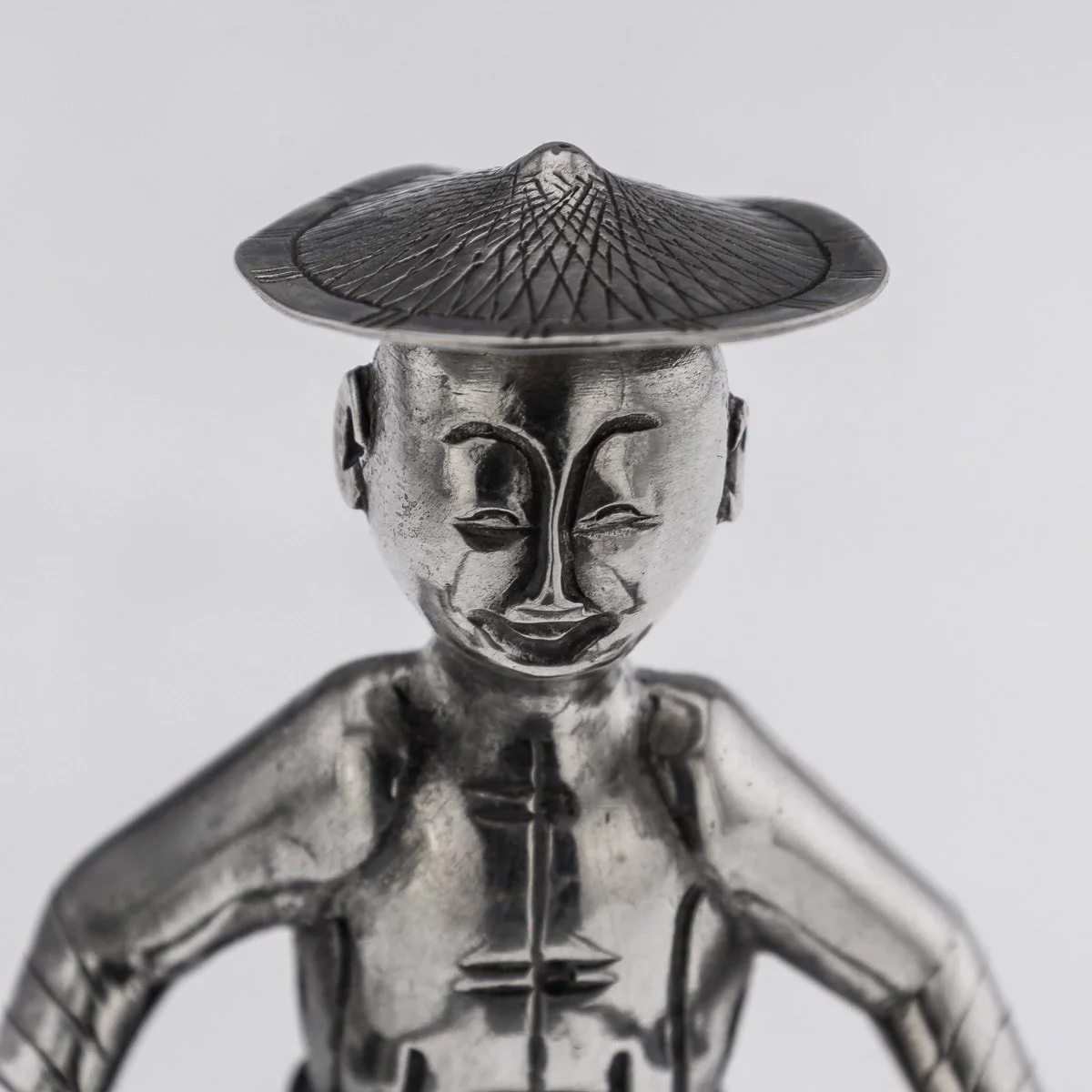 PUSHKIN ANTIQUES - ANTIQUE 20thC CHINESE EXPORT SOLID SILVER CONDIMENT SET c.1900 - 13.jpg
