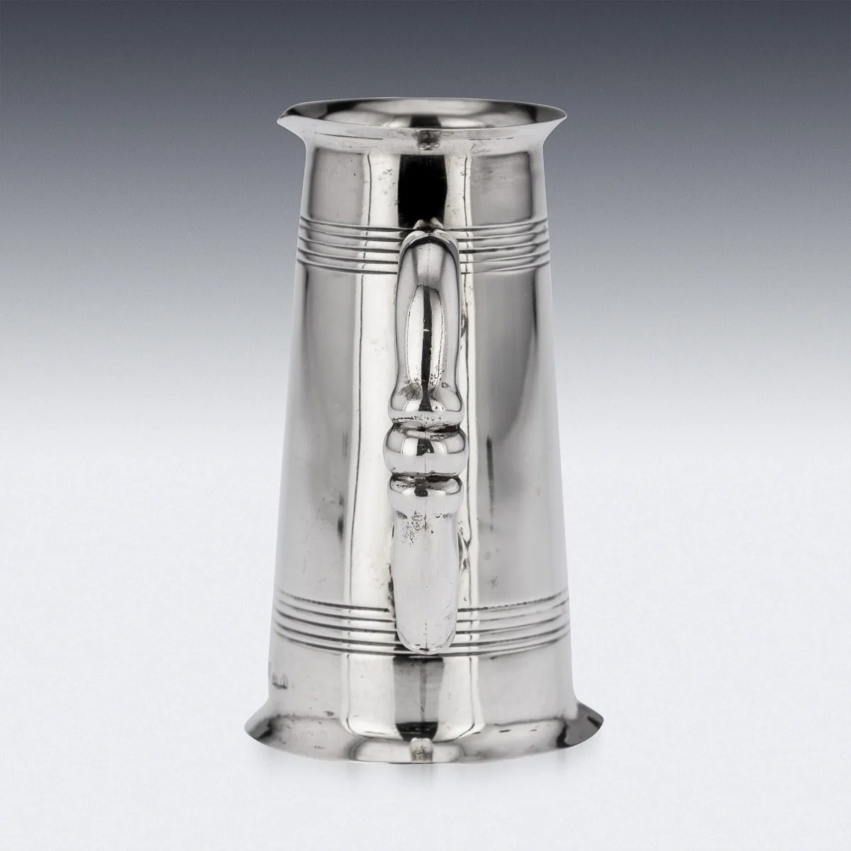 PUSHKIN ANTIQUES - ANTIQUE 20thC EDWARDIAN SOLID SILVER DRINKS MEASURE, BIRMINGHAM c.1906 - 04.jpg