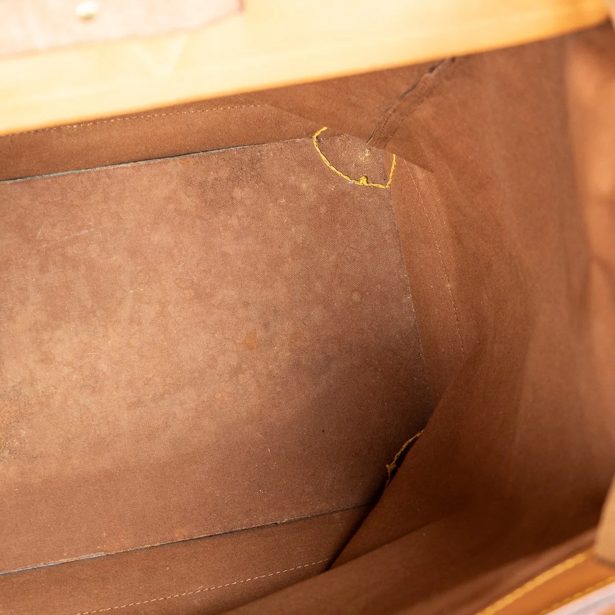 PUSHKIN ANTIQUES - 20thC LOUIS VUITTON STEAMER BAG IN MONOGRAM CANVAS, MADE IN FRANCE - 11.jpg