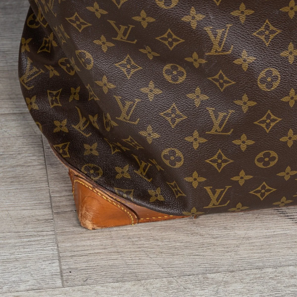 PUSHKIN ANTIQUES - 20thC LOUIS VUITTON STEAMER BAG IN MONOGRAM CANVAS, MADE IN FRANCE - 20.jpg