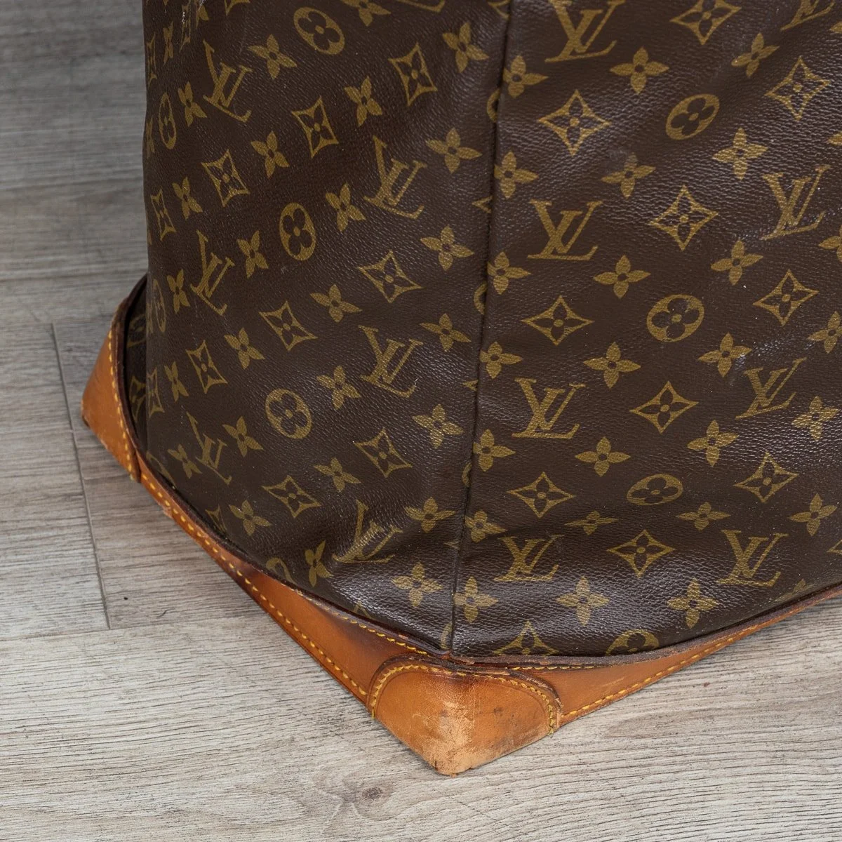 PUSHKIN ANTIQUES - 20thC LOUIS VUITTON STEAMER BAG IN MONOGRAM CANVAS, MADE IN FRANCE - 29.jpg