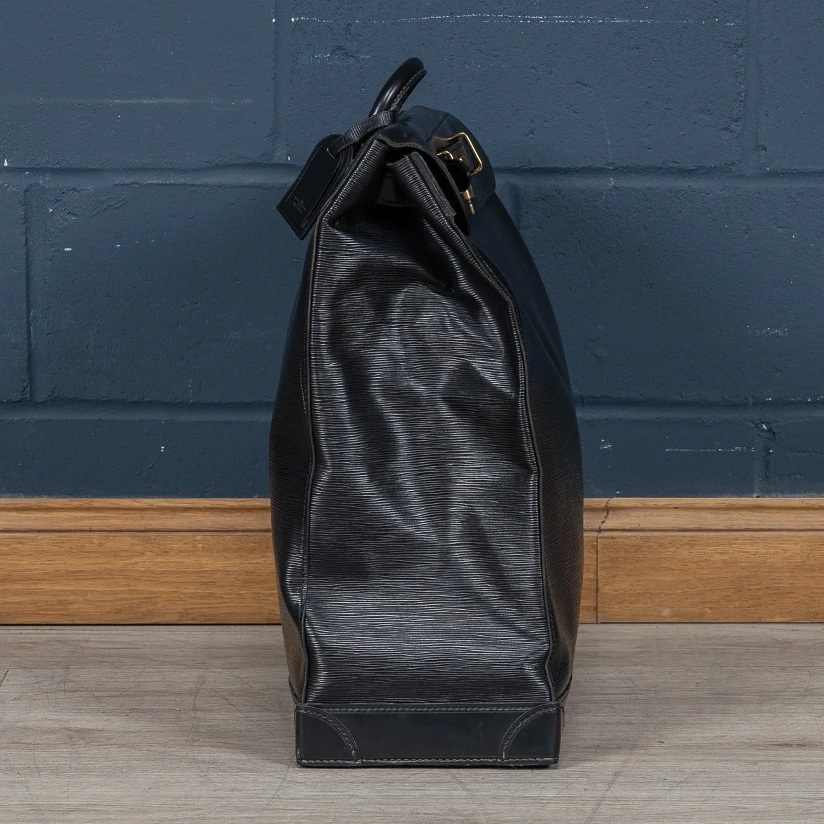 PUSHKIN ANTIQUES - 20thC LOUIS VUITTON STEAMER BAG IN EPI LEATHER CANVAS, MADE IN FRANCE - 07.jpg