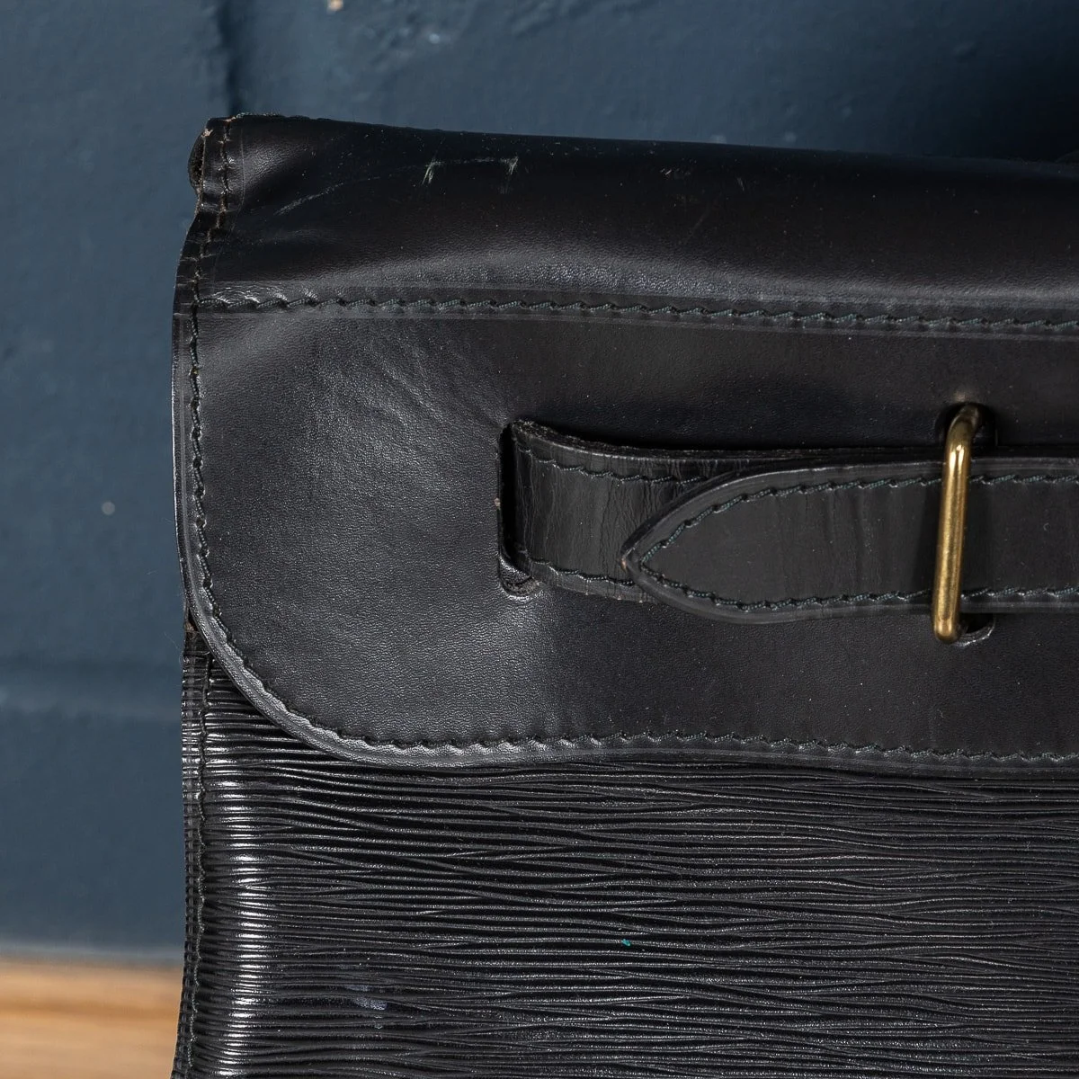 PUSHKIN ANTIQUES - 20thC LOUIS VUITTON STEAMER BAG IN EPI LEATHER CANVAS, MADE IN FRANCE - 12.jpg