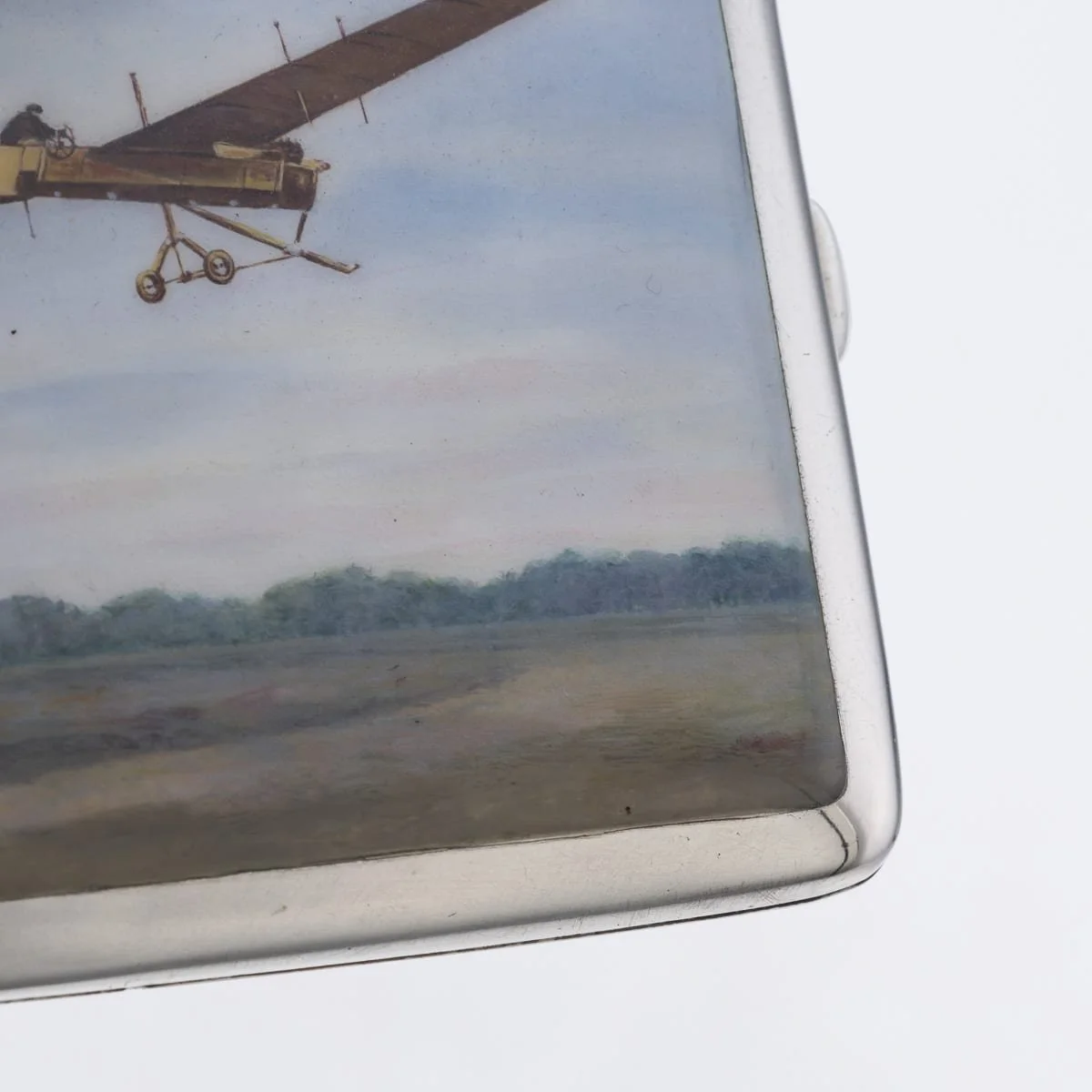 PUSHKINS.COM - A00111 - ANTIQUE 20thC GERMAN SOLID SILVER & ENAMEL AVIATION THEMED CIGARETTE CASE c.1900 - 18.jpg