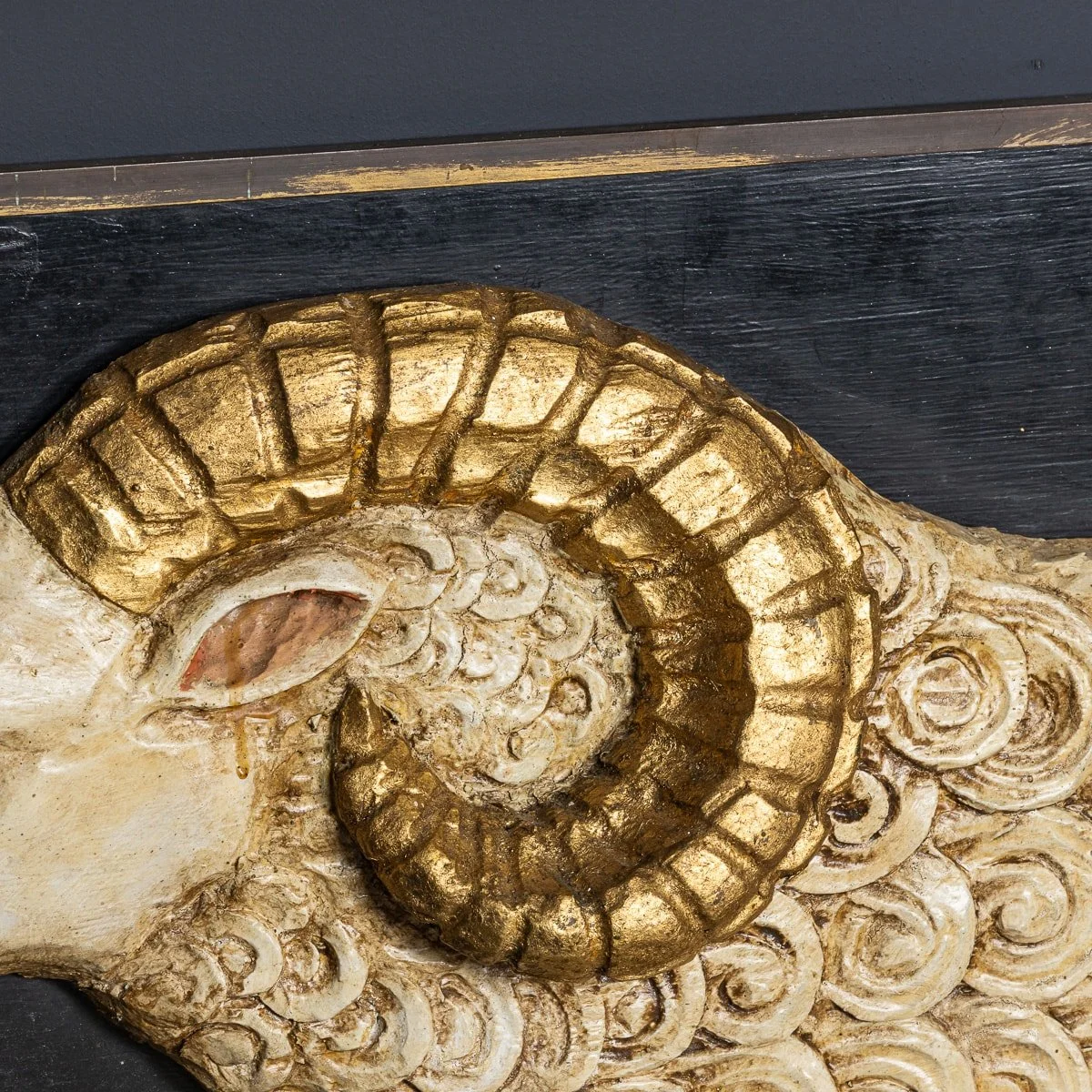 PUSHKIN ANTIQUES - VINTAGE 20th CENTURY CARVED WOOD ADVERTISING SHEEP SIGN, COTSWOLDS c.1970 - 08.jpg