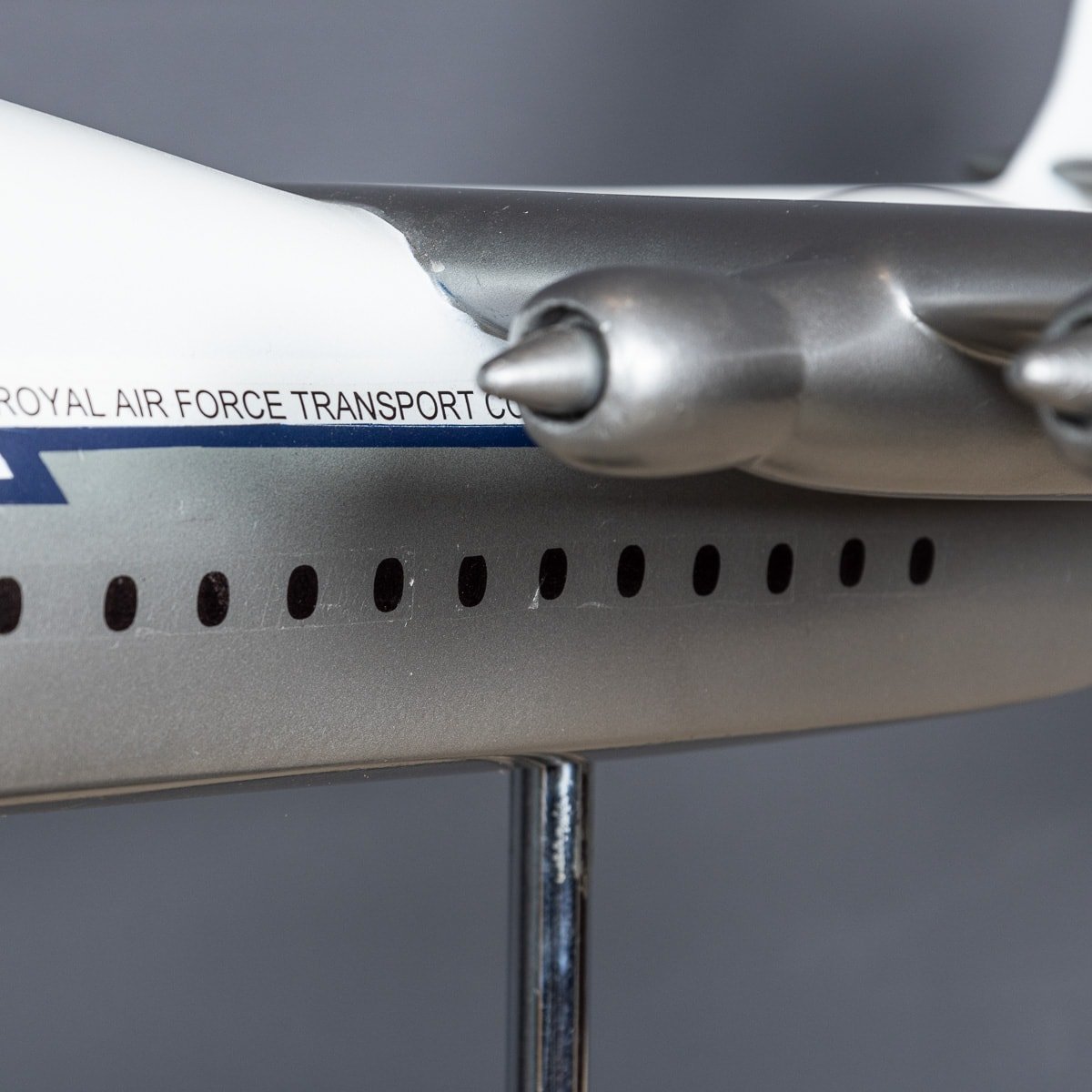 PUSHKIN ANTIQUES - CAST MODEL OF THE ARMSTRONG WHITWORTH ARGOSY XN 824 TRANSPORT PLANE c.1960 - 11.jpg
