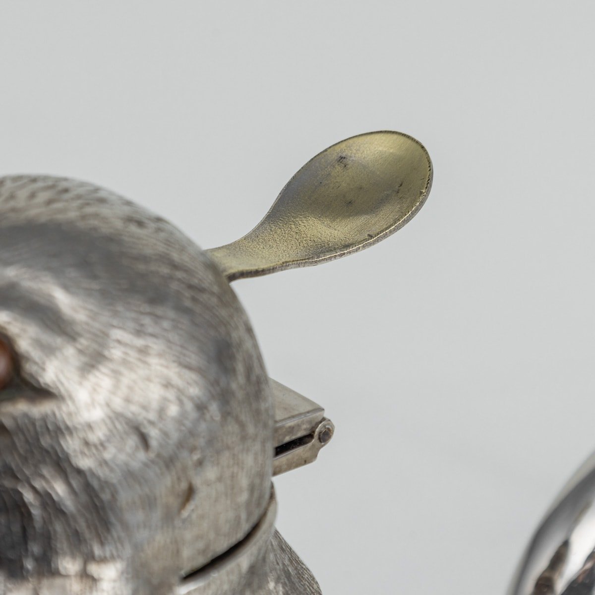 PUSHKIN ANTIQUES - ANTIQUE 19thC VICTORIAN SILVER PLATE MOUNTED NOVELTY WALRUS CLARET JUG c.1880 - 11.jpg