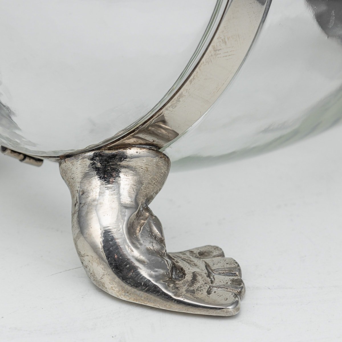 PUSHKIN ANTIQUES - ANTIQUE 19thC VICTORIAN SILVER PLATE MOUNTED NOVELTY WALRUS CLARET JUG c.1880 - 17.jpg
