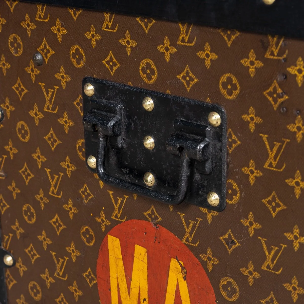 PUSHKIN ANTIQUES - 20th CENTURY LOUIS VUITTON COURIER TRUNK, FRANCE c.1930 - 25.jpg