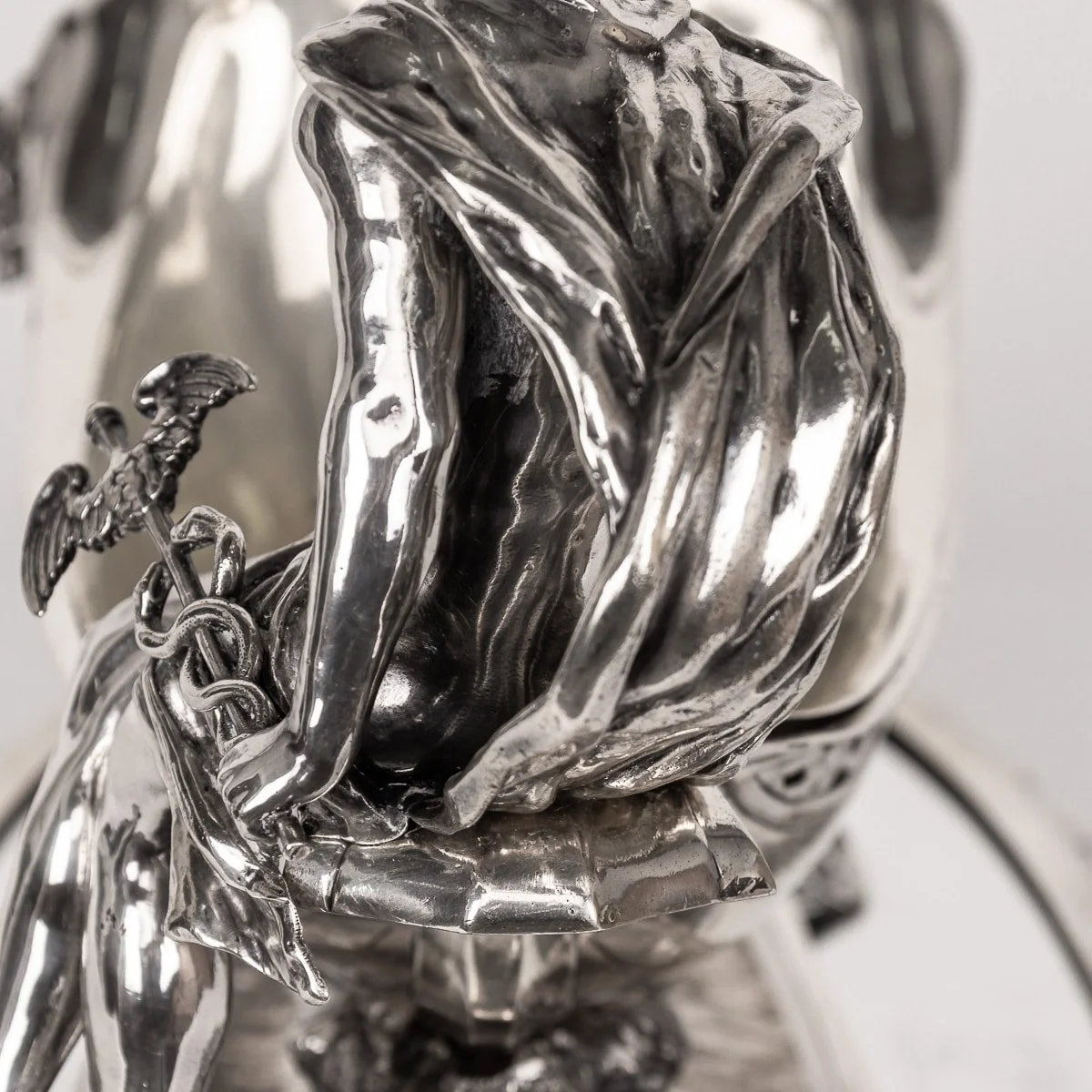 PUSHKIN ANTIQUES - ANTIQUE 19thC GERMAN SOLID SILVER MERCURY CENTREPIECE, WILKENS & SOHNE c.1890 - 30.jpg
