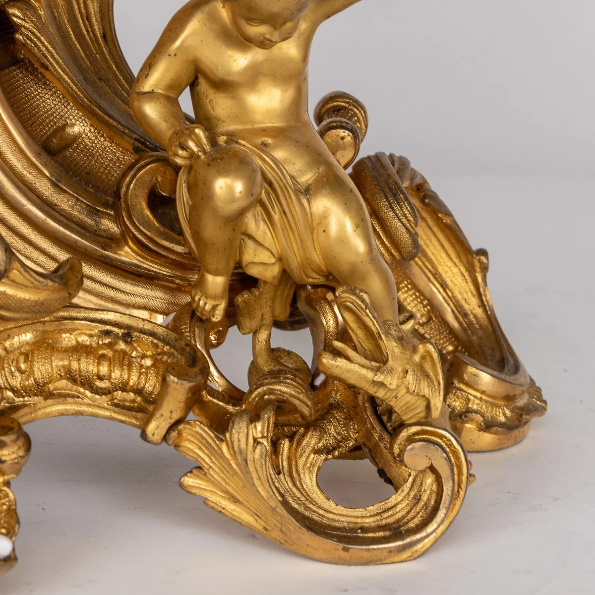 PUSHKIN ANTIQUES - ANTIQUE 19thC FRENCH GILT BRONZE CLOCK, RAINGO FRERES, PARIS c.1850 - 15.jpg