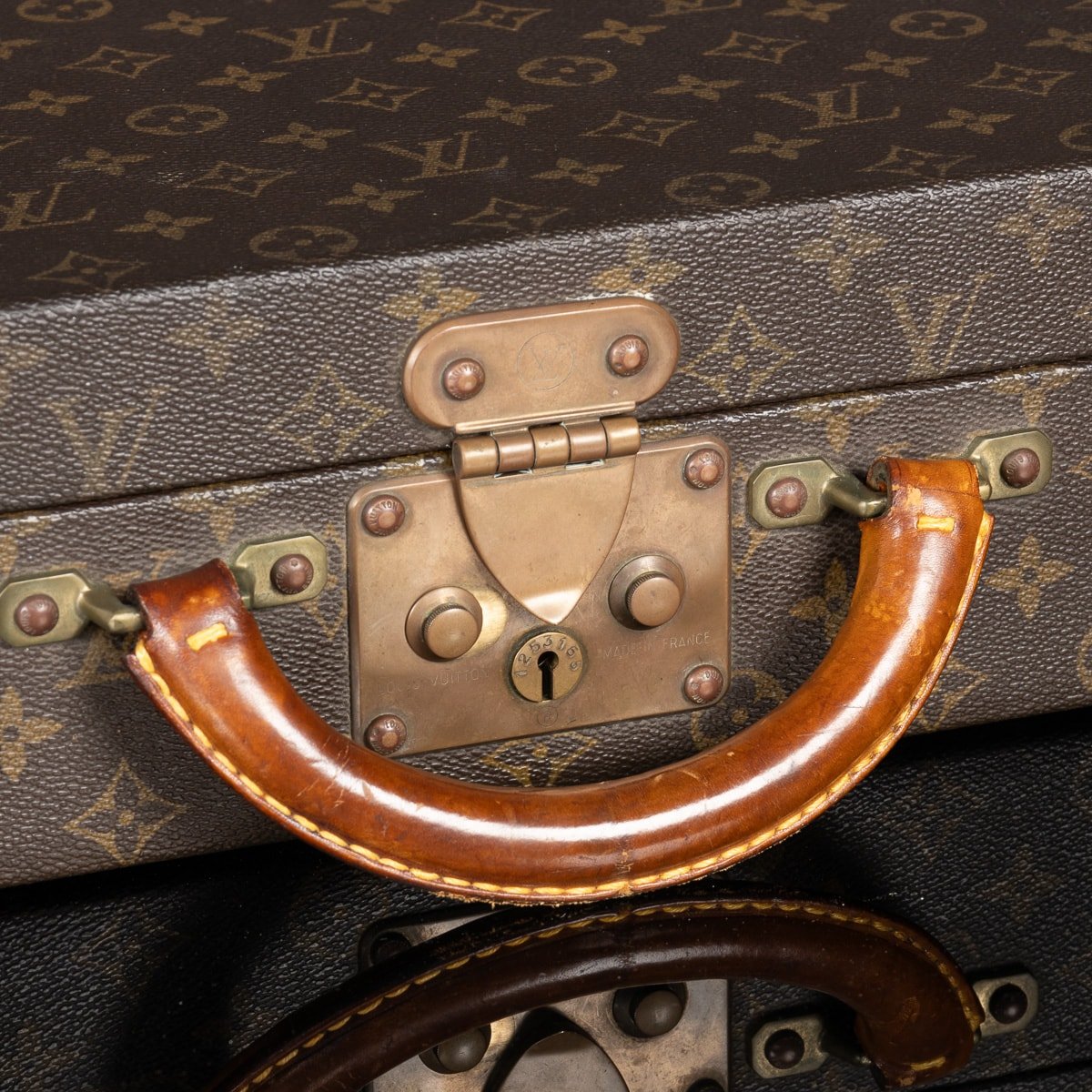 PUSHKINS - 20thC LOUIS VUITTON PRESIDENTIAL BRIEFCASE IN MONOGRAM CANVAS, FRANCE c.1980 - 17.jpg