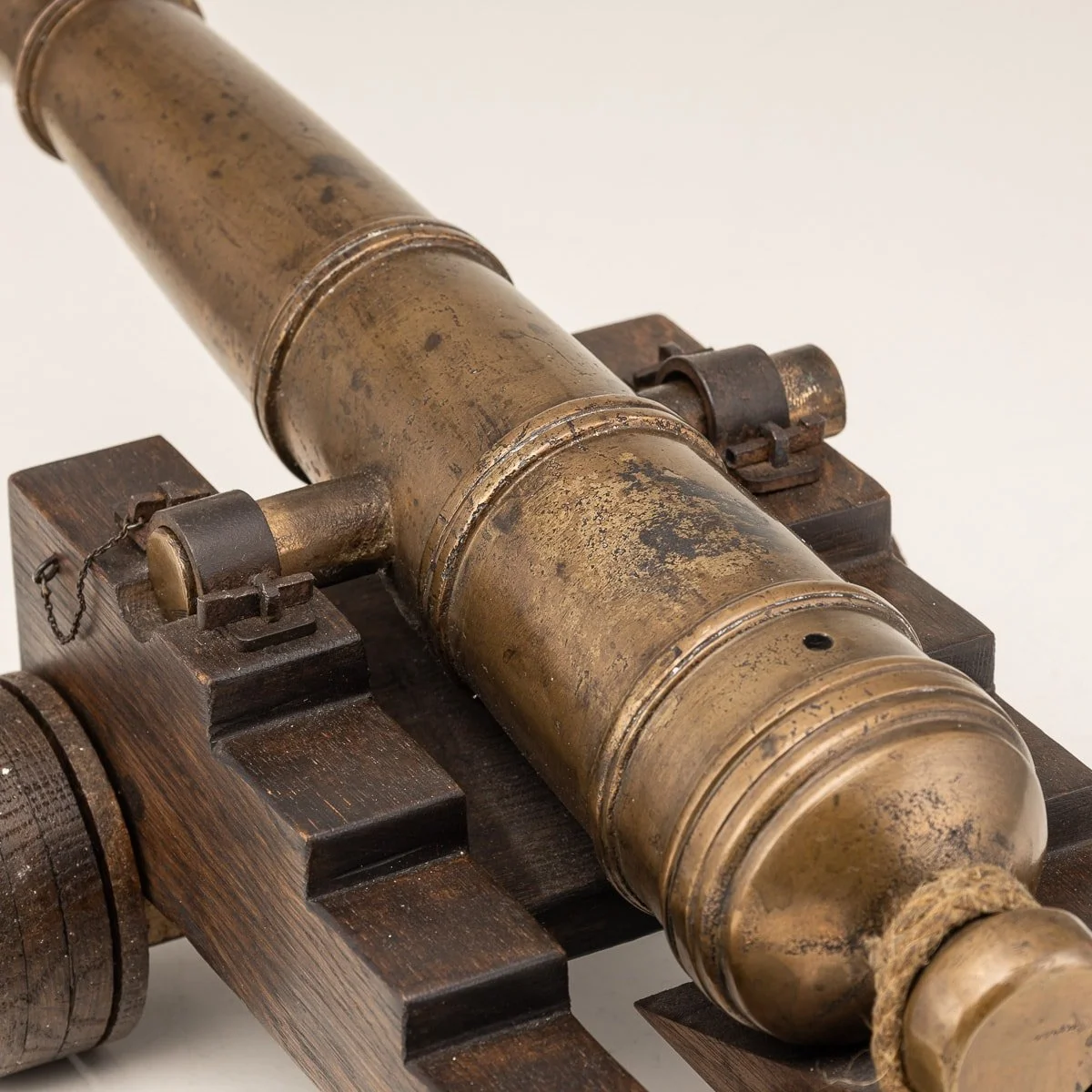 PUSHKINS - ANTIQUE 19thC VICTORIAN PAIR OF BRONZE SIGNAL CANNONS c.1890 - 17.jpg