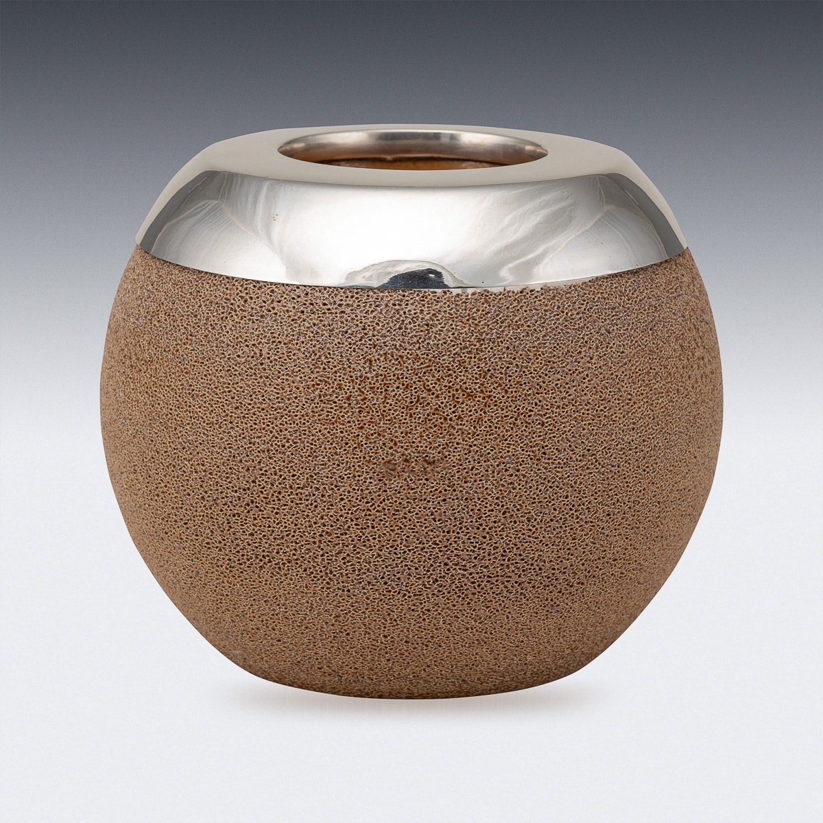 PUSHKINS - ANTIQUE 20thC ENGLISH SILVER-MOUNTED ROYAL DOULTON CERAMIC MATCH STRIKER c.1910 - 3.jpg