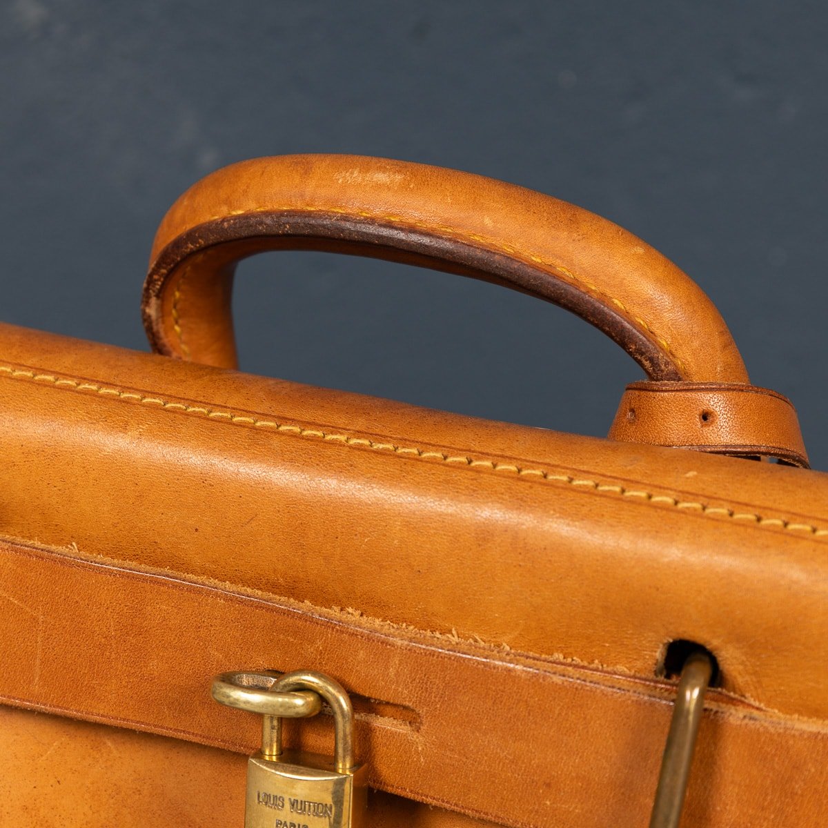 PUSHKIN'S - A 20thC LOUIS VUITTON STEAMER BAG IN MONOGRAM CANVAS, MADE IN FRANCE - 15.jpg
