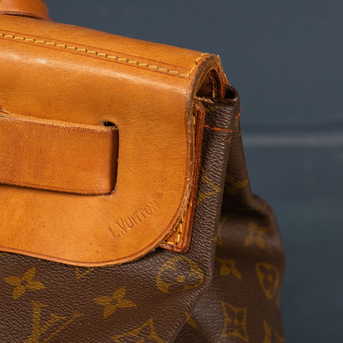 PUSHKIN'S - A 20thC LOUIS VUITTON STEAMER BAG IN MONOGRAM CANVAS, MADE IN FRANCE - 16.jpg