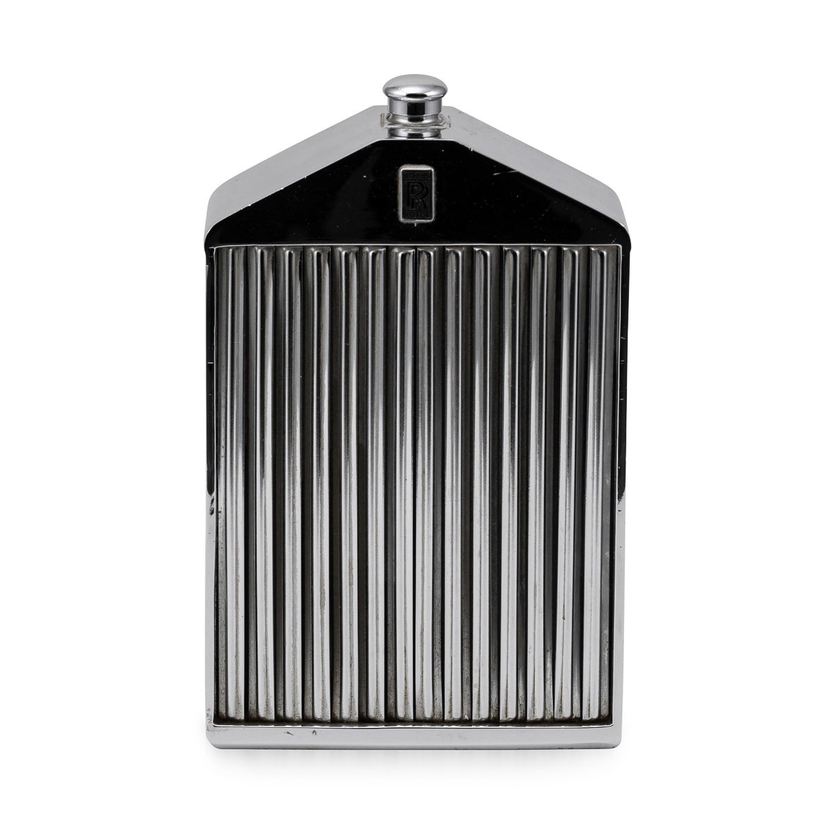 PUSHKIN'S - VINTAGE 20thC ROLLS ROYCE RADIATOR GRILLE DECANTER BY RUDDSPEED, ENGLAND c.1970 - 3.jpg