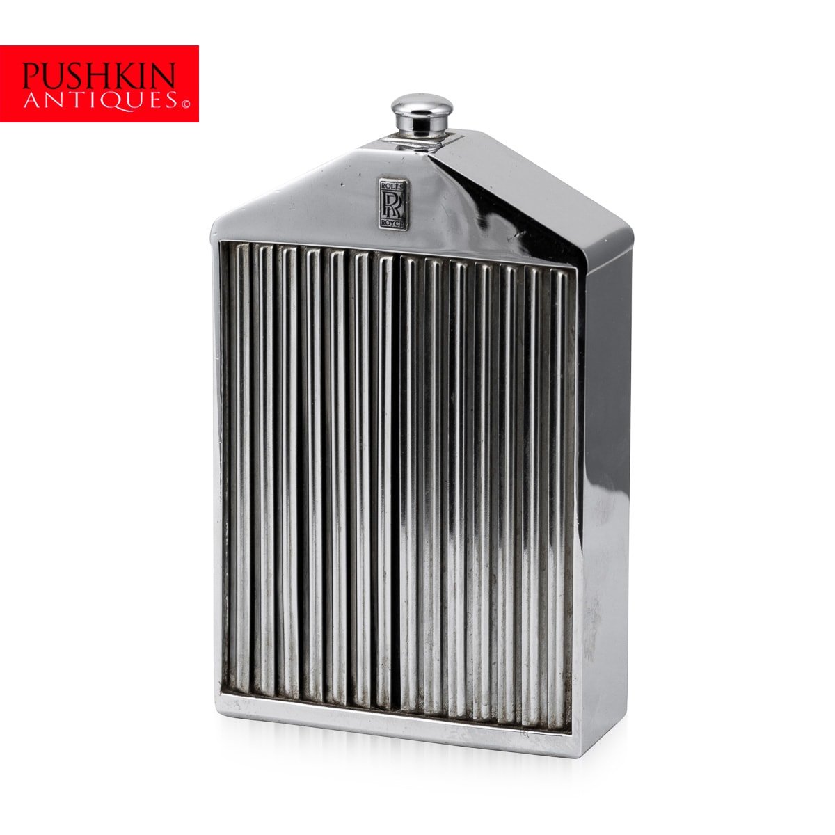 PUSHKIN'S - VINTAGE 20thC ROLLS ROYCE RADIATOR GRILLE DECANTER BY RUDDSPEED, ENGLAND c.1970 - 18.jpg