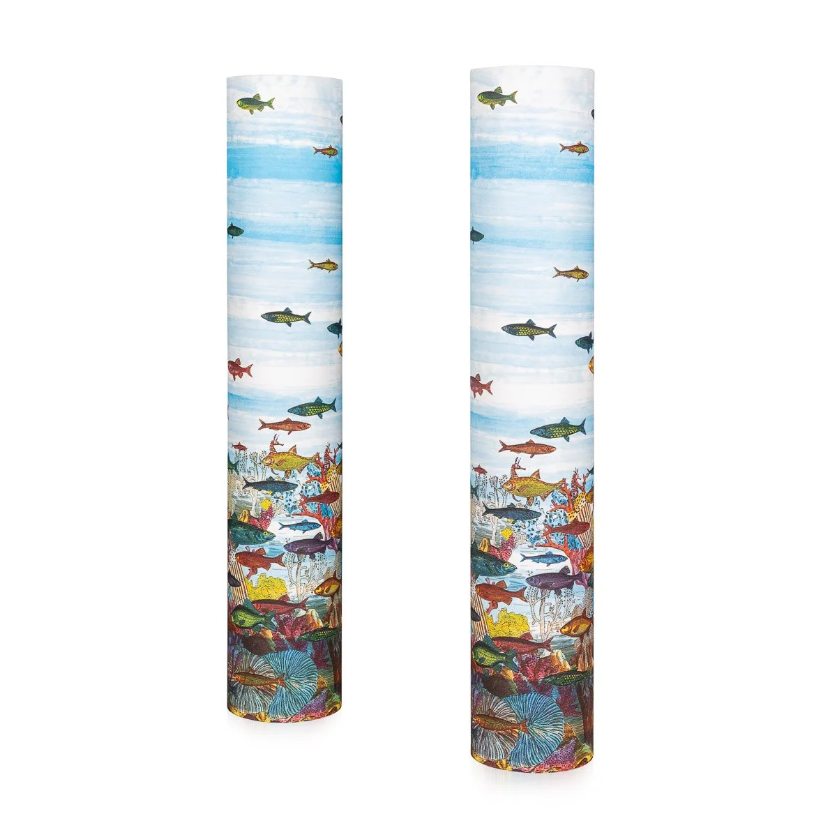  A PAIR OF LATE 20TH CENTURY ITALIAN FLOOR LAMPS BY FORNASETTI 