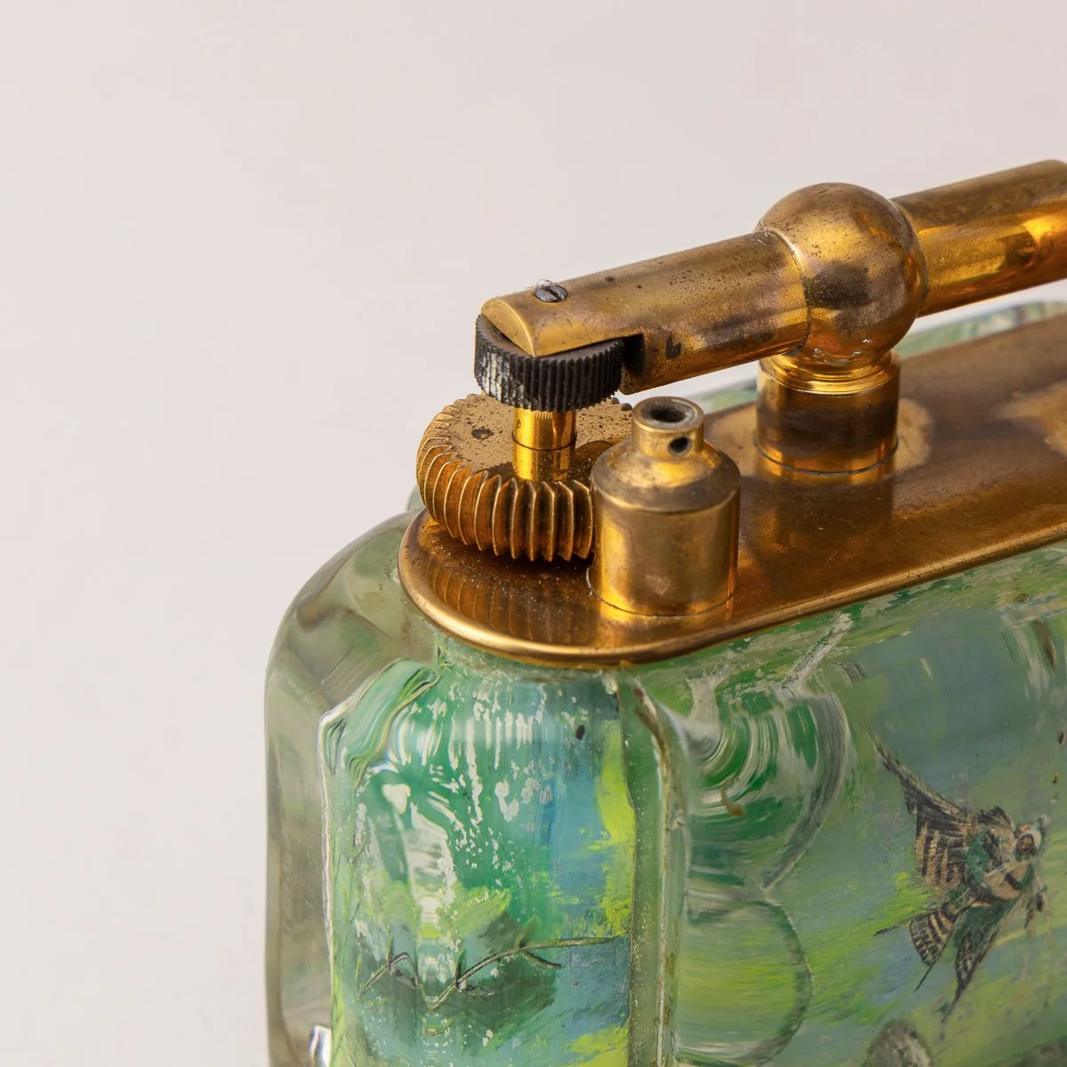 PUSHKINS.COM - D11807 - VINTAGE 20thC DUNHILL TROPICAL 'AQUARIUM' TABLE LIGHTER c.1950 - 15.jpg