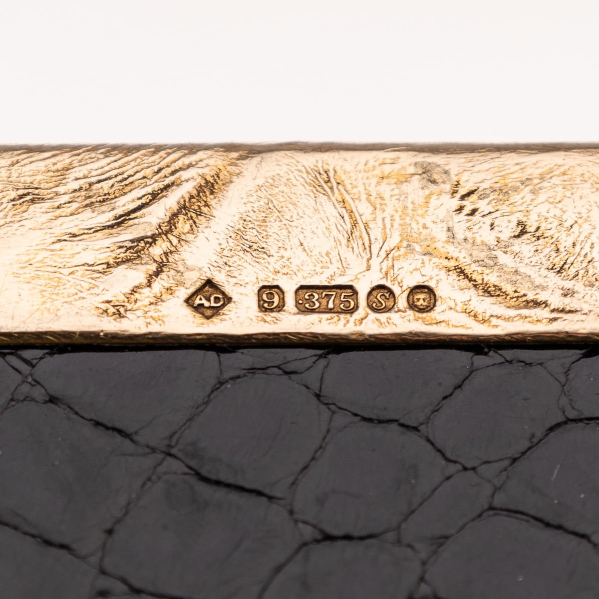 PUSHKIN'S - 20thC BRITISH SOLID GOLD & BLACK CROCODILE LEATHER CIGAR CASE, ALFRED DUNHILL - 11.jpg