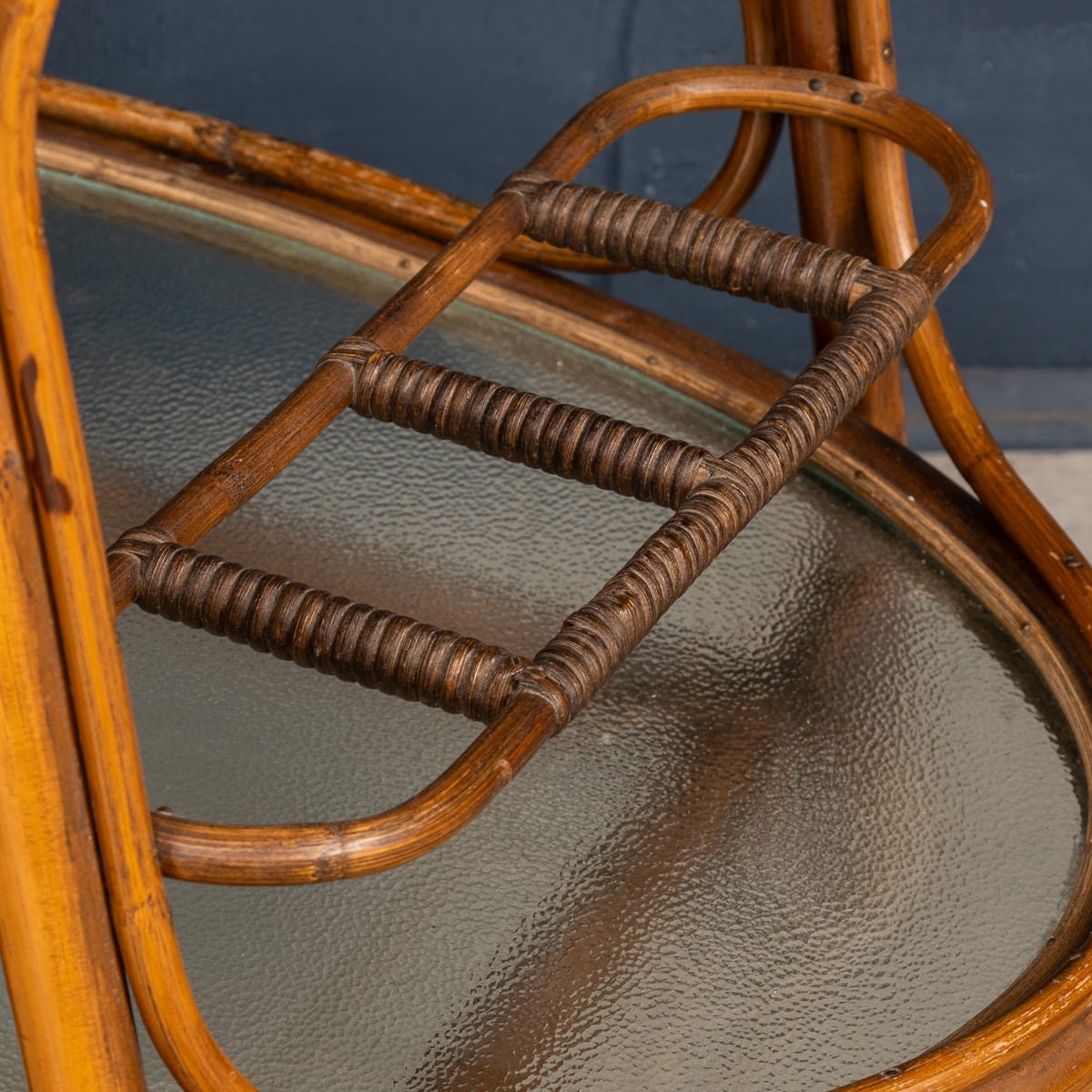 PUSHKIN'S - 20thC ITALIAN BAMBOO DRINKS TROLLEY c.1970 - 17.jpg