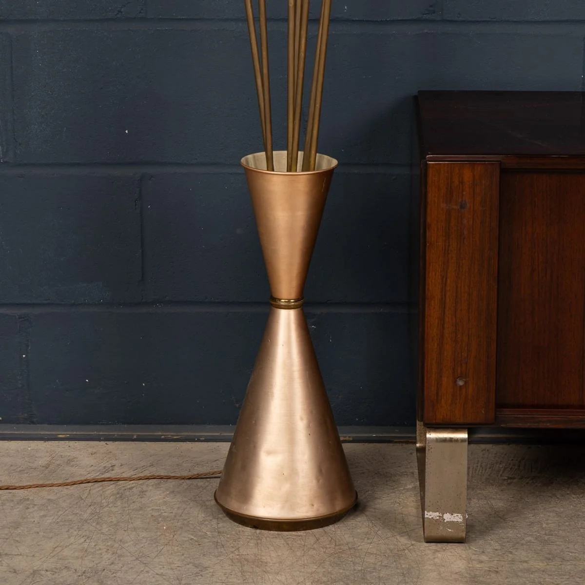 PUSHKINS.COM - B11848 - VINTAGE 20thC ITALIAN 'CALLA' FLOOR LAMP BY ANGELO LELLI FOR ARREDOLUCE c.1960 - 24.jpg