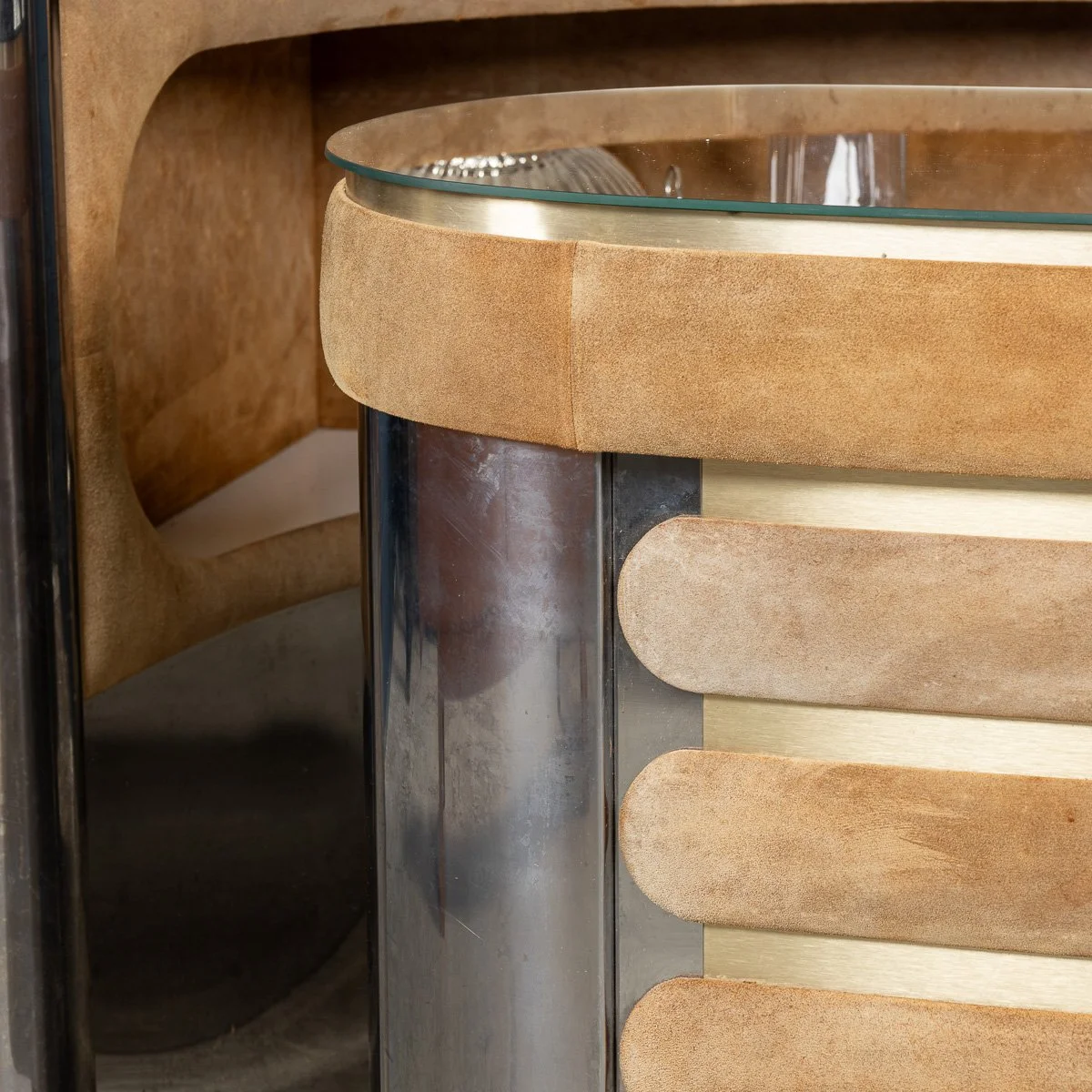 PUSHKINS.COM - B11474 - VINTAGE 20thC ITALIAN STANDING DRY BAR BY WILLY RIZZO c.1970 - 44.jpg