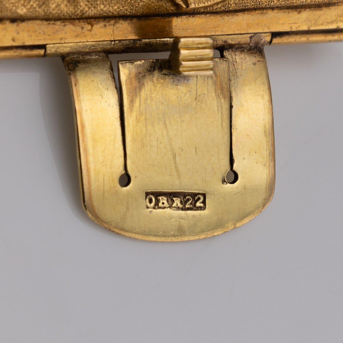 PUSHKINS.COM - A00131 - ANTIQUE 19thC INDIAN SOLID 22K GOLD BRACELET, P ORR & SONS, MADRAS c.1880 - 14.jpg